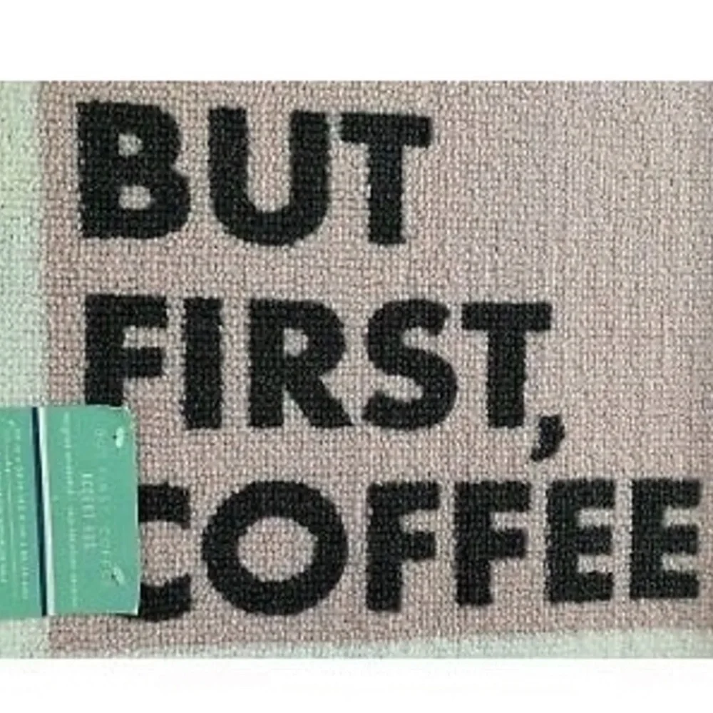 But First Coffee Accent Indoor Rug/Mat